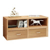 Modern 160cm TV Stand Unit Home Cabinet Media Storage Space Shelves w/ Drawers