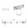 4Pcs Metal Hooks Hat Coat Clothes Door Rack Hook Holder Wall Hangers Heavy Duty