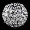 1Pc Modern Chrome Silver Crystal LED Wall Light bed Sconce With rope Switch