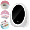 Makeup Organizer Cosmetic Storage Drawer W/ LED Light Vanity Mirror USB Charging