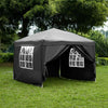 Gazebo Pop Up Tent For Garden Canopy Sides Party Heavy Duty Waterproof Marquee