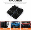 765 Car Plastic Push Pin Rivet Trim Clips Panel Fasteners Interior Fixing Tools