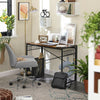 Industrial Computer Desk Folding Laptop Pc Writing Study Office Table Vintage