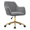 Home Office Swivel Computer Desk Chair Padded Seat Executive Armchair Adjustable