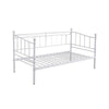 3ft Metal Single Day Bed Sofa Bed Guest Bed Frame or with Pull Out Trundle