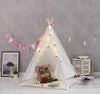 Large Canvas Children Indian Tent Teepee Kids Wigwam Indoor Outdoor Play House