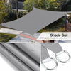 Heavy Duty Sun Shade Sail Garden Patio Awning Canopy 98%uv Protect Waterproof UK