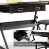 Adjustable Drawing Table Draft Artist Office Desk with Retractable Board Stool