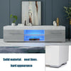 160cm Modern TV Unit Cabinet Stand High Gloss Doors with LED Lights Drawers