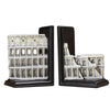 2Pcs Ancient Roman Triomphe Arc Design Book Ends Supports Stand for Home Store