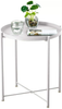 Coffee Round Table Small Side Table Metal Sofa Cabinet Bedside Table Sna