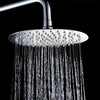 8" Large High Pressure Rainfall Shower Head Hose Set Chrome Bath Water Saving
