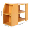 Bedside Table Side End Cabinet With Shelves Unit Storage Bedroom Nightstand
