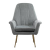 Occasional Chair Accent Chair High Back Armchair Sofa Bedroom Living Room Grey