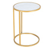 Accent Marble Effect Coffee Table End Console Table Gold Frame Living Room