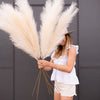 3/6X Tall Large Pampas Grass Non shedding Fluffy Reed Bunch Artificial Pompas