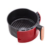 Air Fryer 8L Rotating Knob Oven 2400W Oil Free Low Fat Healthy Frying Cooker Red