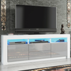 TV Unit 160cm Modern Cabinet Stand Sideboard High Gloss/Matt Doors With Free LED