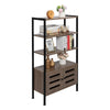 Multifunctional Storage Cabinet Bookshelf Industrial Hallway Living Cupboard