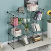 9 Cube DIY Metal Wire Storage Organizer Cupboard Shelf Bookcae Display Unit Home
