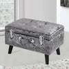 Dressing Table Stool Storage Ottoman Footstool Pouffe Seat Bedroom Makeup Chair