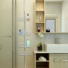 4TIER NON RUST BATHROOM TELESCOPIC CORNER SHELF STORAGE SHOWER ORGANISER