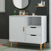 Small Sideboard Cupboard Display Cabinet Storage with 2 Drawers & 1 Doors