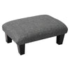 Upholstered Fabric Footstool Bench Ottoman Pouffe Chair Chesterfield Style Seat