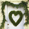 Artificial Topiary Boxwood Hanging Fake Trees Heart Garden Love Wedding Wreath