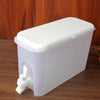 Water Drink Bucket Beverage Dispenser With Lid Faucet Refrigerator Party 3.5L