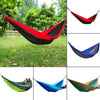 Double Person Parachute Nylon Hammock Outdoor Travel Camping Swing Hanging Bed