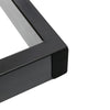2pcs Box Shape Furniture Legs Industrial Robust Metal Iron Frame For Table Bench
