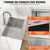 30" Top Mount Farmhouse Kitchen Sink Single Bowl Basin 304 Stainless Steel