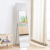 Full Length Mirror Metal Frame Bedroom Dressing Mirror Freestanding/Wall Mounted