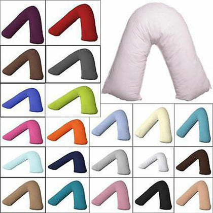 V SHAPED PILLOW ORTHOPAEDIC MATERNITY PREGNANCY BABY NURSING BACK NECK SUPPORT