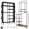 Heavy Duty Industrial Clothes Rail Coat Rack Display Stand Shoe Storage Shelfs