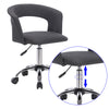1x office chair desk chair adjustable linen roll stool swivel stool with armrest