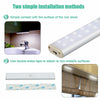 Wireless LED PIR Motion Sensor Closet Lights USB Rechargeable Light Strip Lamp