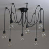 Vintage Ceiling lights chandelier black industrial pendant lamp shades spider UK