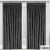 Silver Grey Crush Crushed Velvet Eyelet Ring Top Or Pencil Pleat Lined Curtains