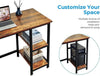 Computer Office Desk Workstation L-Shaped Desk PC Laptop Gaming Table