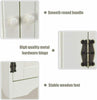 Vintage Kitchen Pantry Larder White Cabinet Cupboard Storage Unit Shelves Wooden