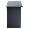 Wooden Computer Desk Black Home Office Space Saving Workstation Study Table