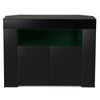 High Gloss LED Corner TV Stand Cabinet Entertainment Unit Sideboard Cupboard