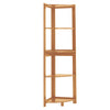 5 Tier Free Standing Bookcase Corner Shelf Storage Unit Display Rack Bedroom UK