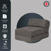 Jumbo Cord Z Bed Single Size Fold Out Chairbed Sofa Seat Foam Guest Futon Chair