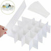 24 Adjustable Clapboard Drawer Cabinet Divider Separators DIY Organisers Storage
