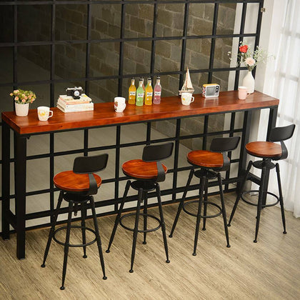 1x Breakfast Bar Stools Seat Industrial Retro Vintage Kitchen Dining Chair Xmas