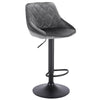 1x Breakfast Bar Stools Bar Chairs for Kitchen Bar Stools with Velvet Swivel Gas