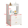 Modern Bedside Tables Cabinet Chest of Drawers Nightstand 2Drawers Bedroom White